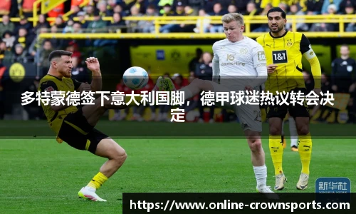 多特蒙德签下意大利国脚，德甲球迷热议转会决定